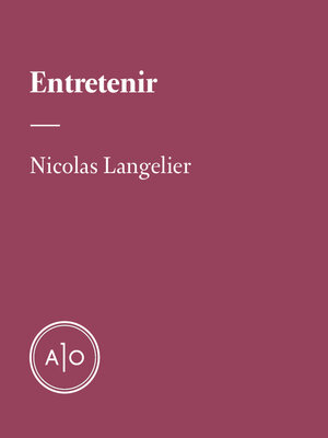 cover image of Entretenir